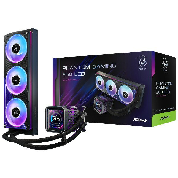 Phantom Gaming 360 LCD ASRock [水冷CPUクー�