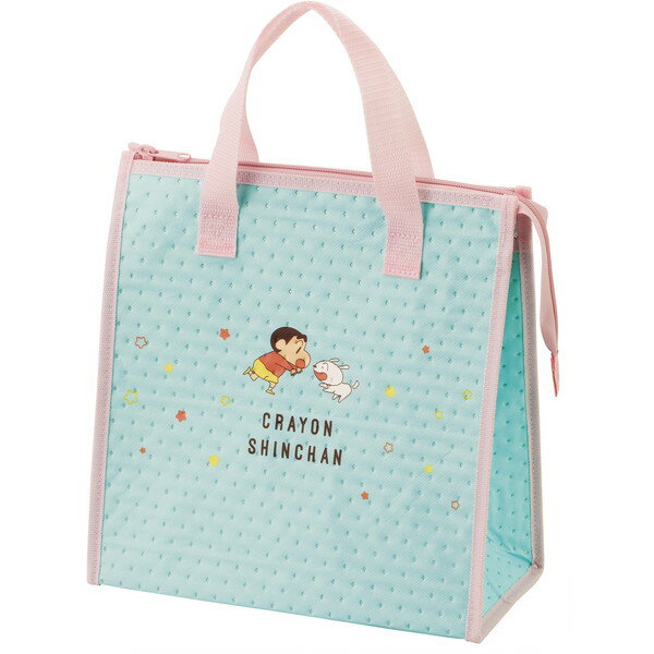 FBC1 クレヨンしんちゃん パステルスター スケーター ランチバッグ 不織布 保冷 バッグ 26.5×27cm