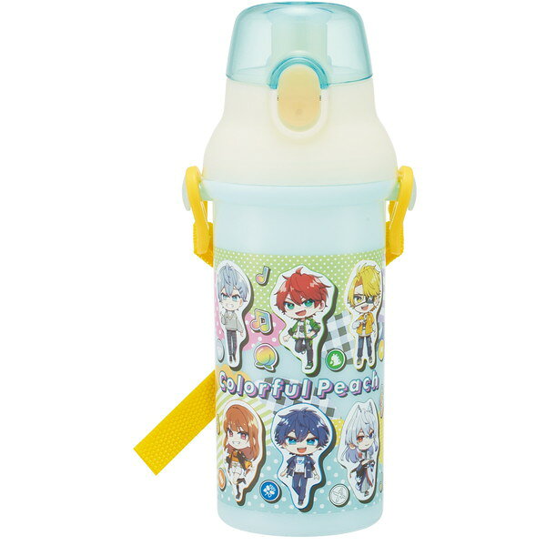 商品説明★ ワンプッシュで簡単オープン。★ 軽くて持ちやすい形状の水筒です。★ ショルダーベルトと名前シール付きで幼稚園や学校にピッタリ。★ 食洗機対応でお手入れ簡単です。※熱い飲料は入れないでください。※煮沸消毒はしないでください。※保冷効果はございません。※ご使用の際はパッケージの説明書きをよくお読みください。※掲載画像はあくまでイメージです。実際の商品とは色・柄等が異なる場合がございます。何卒ご了承ください。スペック* サイズ:横9.5×径7.9×高21cm、ベルト:50〜100cm* 材質:ポリプロピレン、キャップ:飽和ポリエステル樹脂、パッキン:シリコーンゴム、バネ・ピン:ステンレス* 容量:480ml* 生産国:日本