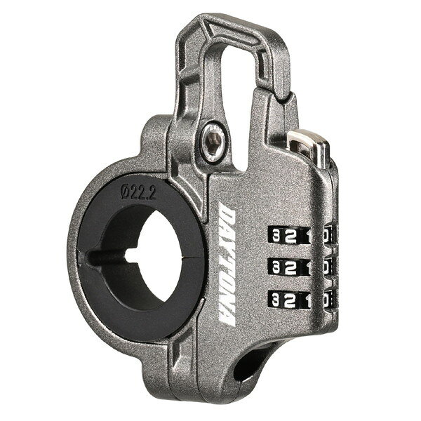 商品説明★ 幅12mm(取り付け必要幅13mm)のスリムなヘルメットロック。ロック部は縦方向にスライドするので、コントロールスイッチ横など左右のスペースがない狭いすきまでも取り付けできます。★ フック部もスリムなので、ヘルメットのDリングを引っかけやすく、ロック部をオープン状態にしないと取り付けボルトを回せないので、防犯性に優れます。スペック* 素材:亜鉛合金* 幅:12mm(取り付け必要幅:13mm)* 対応ハンドルサイズ:Φ22.2 / Φ25.4 / Φ28.6※ヘルメットのDカンが奥まったものや小さいものはワイヤー付きをお求めください。※本商品は盗難を抑止する商品であり、完全に盗難を防ぐものではありません。※ロック番号を忘れないでください。※ヘルメット固定時に傷などご注意ください。