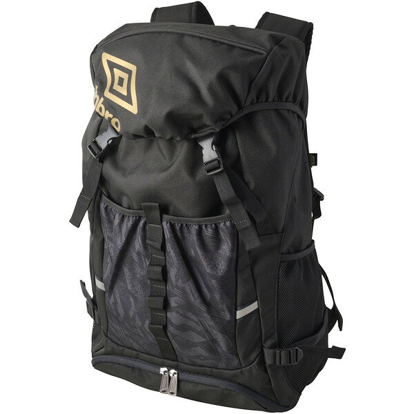 サッカー UF5SBP02U BKGD バックパック(ボールネット付) ブラック×ゴールド 30L ア...