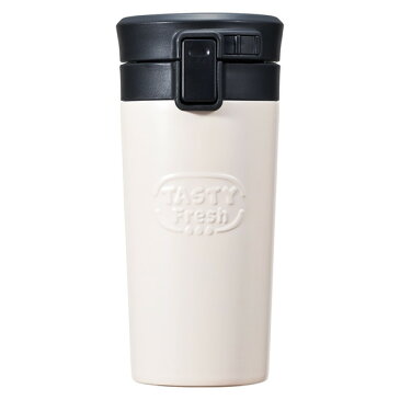 ベストコ ND-8144 マグボトル 370ml クリーム テイスティ ワンタッチ ステンレス コーヒーマグ 保温 保冷