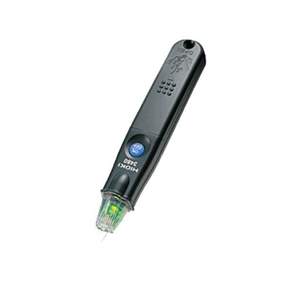 商品説明★ コンパクトなサイズで安全に検電できます。LEDライト付で、暗所での作業に最適です。検電を赤色発光ならびにブザーでお知らせします。感度調整機能付(40〜80V)で最適な感度で検電できます。電池消耗表示つきです。安全性クラストップCAT4 600Vです。★ 用途コンセントや電線の検電に。★ 注意測定器に表示したカテゴリよりも数値の大きい測定個所の測定は絶対に避けてください。感電など重大な事故につながる恐れがあります。スペック* 交流電圧(V): 40〜600* 電源(V): ボタン型アルカリ電池(LR44)×3個(付属)* 幅(mm): 20* 奥行(mm): 15* 高さ(mm): 126* 電源: ボタン型アルカリ電池(LR44)×3個(付属)* 適合規格: EN61010(安全)、EN61326(EMC)、測定カテゴリ: CAT4 600V* 機能: オートパワーセーブ、ペンライト* 原産国: 日本* 質量: 30g[材質/仕上]* 筐体: ABS[セット内容/付属品]* アルカリボタン電池(LR44)(本体内蔵モニター用)* 取扱説明書×1