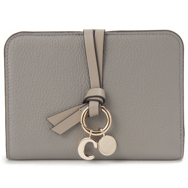 Chloe クロエ 二つ折り財布 財布 グレー カシミアグレー アルファベット レディース CHC25AP999 F57 053 ALPHABET BIFOLD WALLET CASHMERE GREY ブランド 誕生日 新生活 クリスマス プレゼント ギフト 【並行輸入品】
