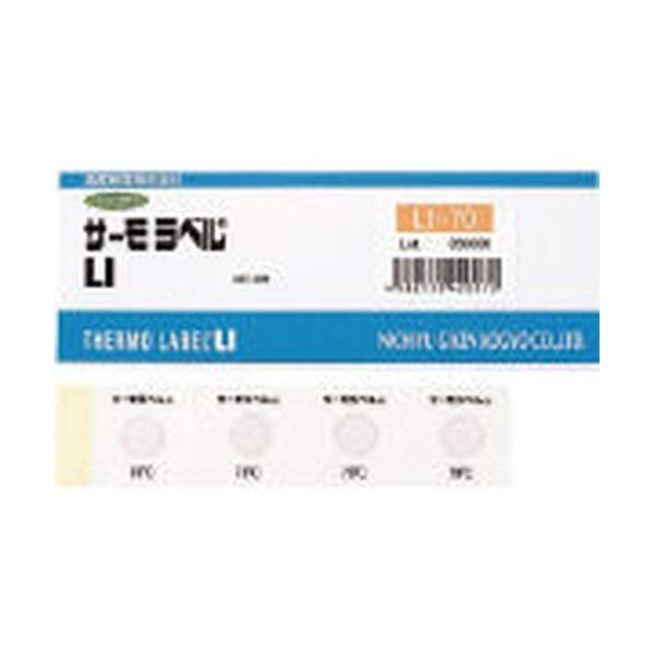 乐天商城 - LI-95 日油技研工業 [サーモラベル1点表示屋外対応型 不可逆性 95度] メーカー直送