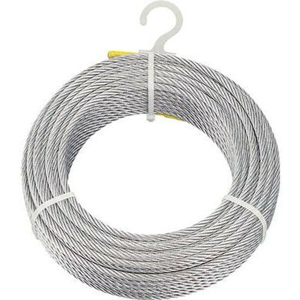CWM-4S50 TRUSCO [メッキ付ワイヤロープ (Φ4mmX50m)] メーカー直送