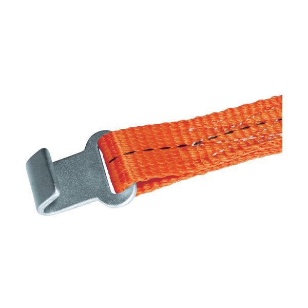 GV25-200F TRUSCO オレンジ [ベルト荷締機 (25mm幅 200kg フラットフックタイプ)] メーカー直送