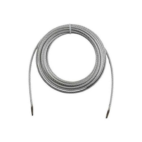 WW6-10 TRUSCO [手動ウインチ用ワイヤーΦ6X10m用 (切りっ放し)] メーカー直送