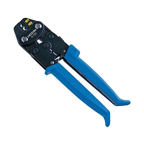 Pliers Other - P-722 ホーザン [手動圧着工具 (裸圧着端子用 全長180mm)] メーカー直送
