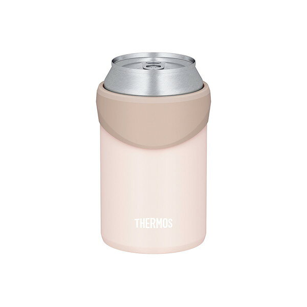 総合通販PREMOA 楽天市場店のJDU-351-BEP THERMOS ベージュピンク [保冷缶ホルダー 2wayタイプ (350ml缶用)]｜アングル2