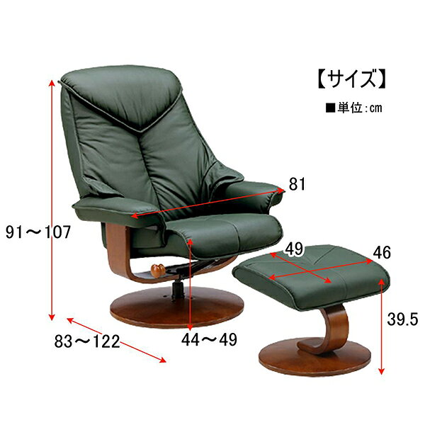 074605 リクライナー レジーナ DGN 関家具 メーカー直送 [2]