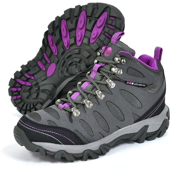 Shoe, Boot - アルバートル AL-TS1120 GY/MG ライトトレッキングシューズ Gray×Magenta 22.5cm ALBATRE グレー×マゼンタ