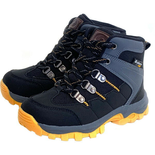 アルバートル AL-TS120J BK/MA ジュニアトレッキングシューズ Black×Mustard 19.0cm ALBATRE ブラック×マスタード