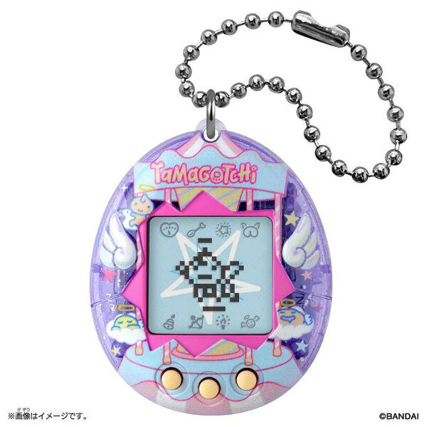 商品説明★ 自分らしい一番のデザインを見つけよう！★ てんしっちたちのメリーゴーランドをイメージしたかわいらしいデザインのOriginal Tamagotchiです。くりてんたちが育成できるGEN3プログラムを搭載しています。★ ごはんをあげたり、うんちを流したり、病気を治したり…というお世話はもちろん、しつけをしたり、ミニゲームで遊んだり！★ 育て方しだいでいろいろなたまごっちに成長します。★ ボールチェーンで服やバッグなどに取りつけて、ファッションアイテムとして持ち歩くことができます。※本商品のプログラムには一部英語の表記が含まれます。※バンダイでは液晶画面用の保護シートは販売しておりません。※画像はイメージです。スペック* セット内容：Original Tamagotchi×1、取扱説明書×1