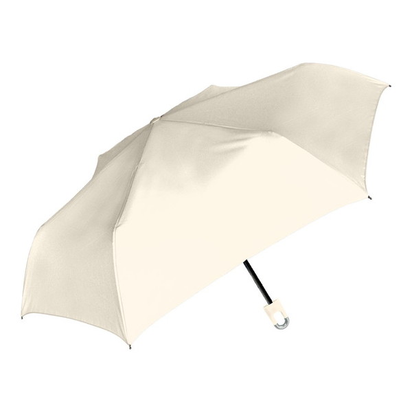 傘 折りたたみ傘 折り畳み傘 折傘 雨傘 日傘 晴雨兼用 946-006 UV フラットカラビナ 折 アイボリー 白 レディース メンズ シンプル おしゃれ かわいい 中谷