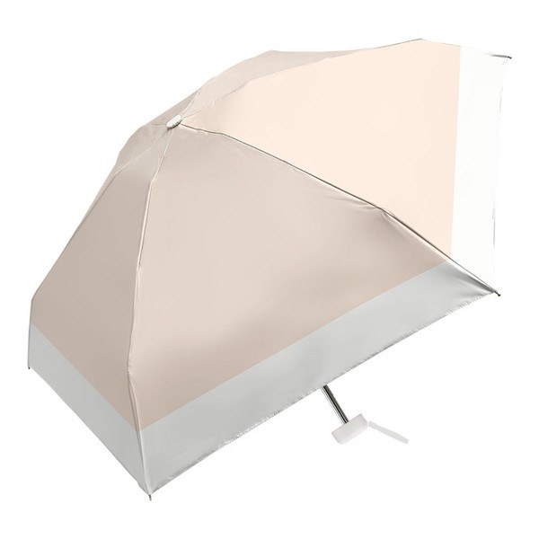 傘 折りたたみ傘 折り畳み傘 折傘 雨傘 日傘 晴雨兼用 946-008 UV コンパクト バイカラー 折 ミルクティー レディース シンプル おしゃれ かわいい 中谷