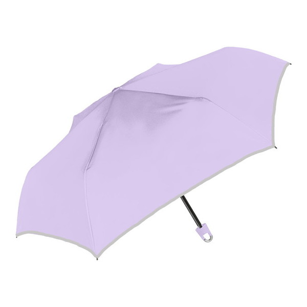 傘 折りたたみ傘 折り畳み傘 折傘 雨傘 日傘 晴雨兼用 966-010 UV 50cm 子供 無地 折 パープル 紫 シンプル キッズ 男の子 女の子 男児 女児 ボーイ ガール 中谷