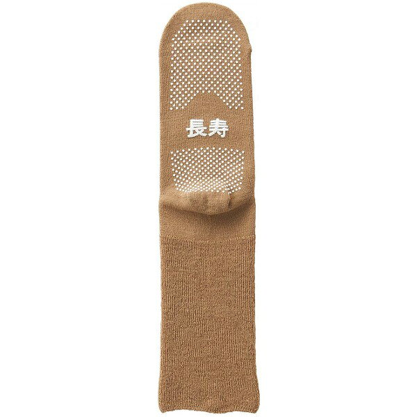 商品説明★ はき心地ゆったり、安心のすべり止め付き。★ 裏面のすべり止めゴム(つぶつぶ)が、安心した歩行をサポートします。★ 「長寿」のロゴ入り。★ 「長寿」のロゴもつぶつぶも、すべりどめ素材となっております。★ すべり止め部分の「つぶつぶ」と「長寿」のロゴは白色です。スペック* 素材: アクリル、ポリエステル、ナイロン、毛、ポリウレタン