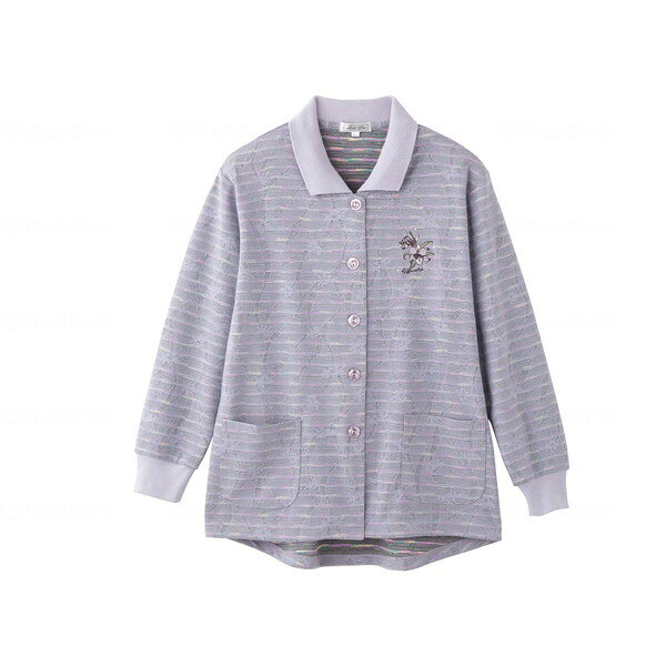 商品説明★ 大きめボタン&斜めボタンホールつかみやすい大きめのボタンと斜めボタンホールで留め外しがラクにできます。★ 身幅ゆったり体を通しやすいゆったりとした身幅で、脱ぎ着がラクラク!★ 後ろ身頃長め背中や腰の曲がってきた方にもぴったりフィット!★ 名前記入欄付きまとめて洗濯しても間違いません。スペック* 素材: ポリエステル80%・綿15%・ポリウレタン5%、衿部分/ポリエステル100%