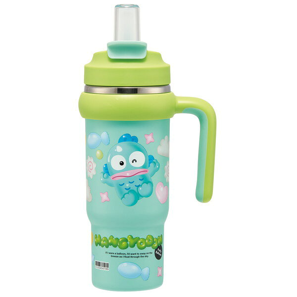 Other - STSTB9 ハンギョドン ぷっくりバルーン スケーター ストロータンブラー 830ml 保温 保冷 ハンドル付 2WAY 直飲み サンリオ