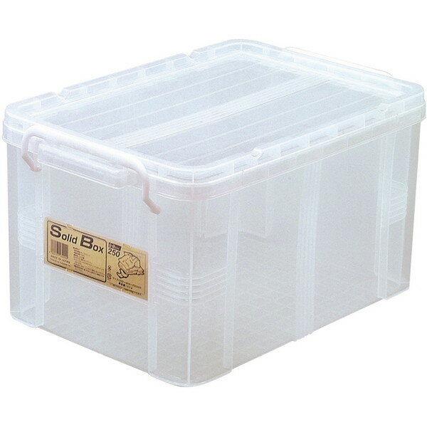 【エントリーでP5倍!20日20:00-27日1:59】 不動技研 ソリッドボックス250 クリア F2134S