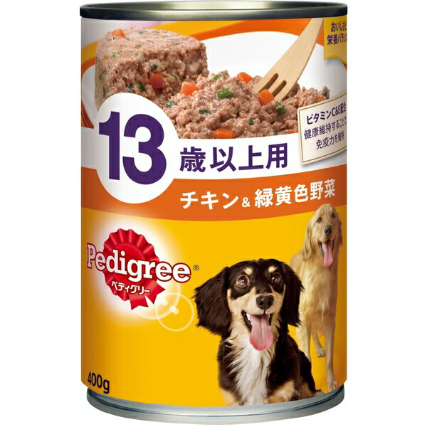 Domestic - マースジャパン ペディグリー 13歳以上用 チキン&緑黄色野菜 400g ドッグフード 犬用 ペットフード
