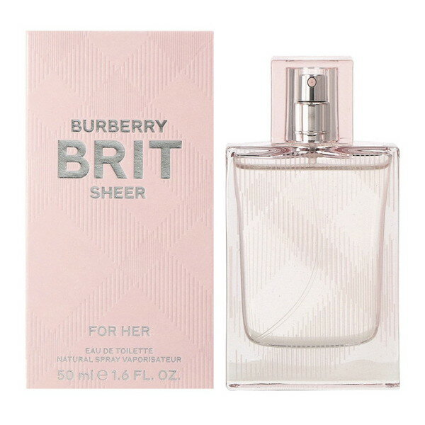 BURBERRY バーバリー 香水 レディース ブリットシアー オードトワレ 50ml BU-BRITSHEARETSP-50 フレグランス 誕生日 新生活 クリスマス ギフト プレゼント