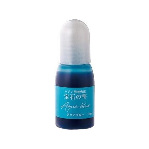 商品説明★ 液体なので、レジン液と混ざりやすく、発色がきれいです。スペック* 商品サイズ：・ボトルサイズ：φ22×H62mm・パッケージサイズ：W70×H130×D23mm* 容量：10ml* 色：アクアブルー* 個装サイズ：7×3×13cm