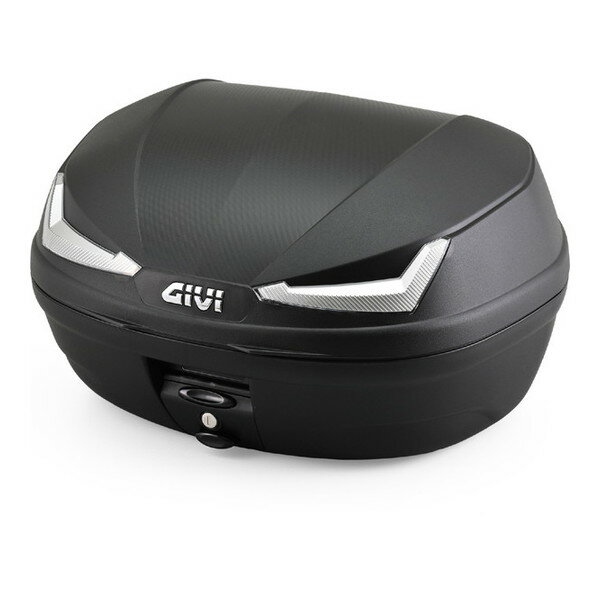 其它 - GIVI E455NT SIMPLY4 TECH 63426 GIVI 未塗装ブラック [バイク リアボックス (モノロック 45L クリアーレンズ)]