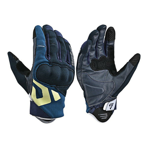 Gloves - DG030メッシュハードナックルNV/M 64600 デイトナ ネイビー [バイク グローブ (夏 メッシュ 革(ヤギ革) ハードプロテクター スマホ対応)]