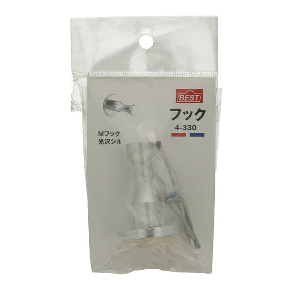 商品説明★ 室内の小物掛けなどにピッタリなおしゃれなデザインのフックです。★ 明るめの光沢シルバー仕上げです。スペック* 入数: 1* 材質: アルミ* 付属品: 皿木ネジ(3.1×25)2本、六角レンチ* 耐荷重: 5kg