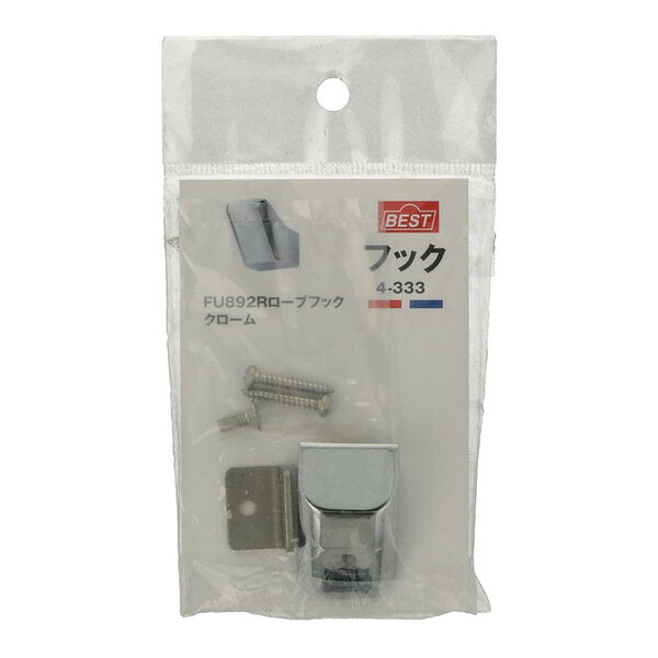 商品説明★ 室内の小物掛けなどにピッタリなおしゃれなデザインのフックです。★ つや感のあるクローム仕上げです。スペック* 入数: 1* 材質: 亜鉛* 付属品: なべタッピングネジ(3.5×20)2本* 耐荷重: 2kg