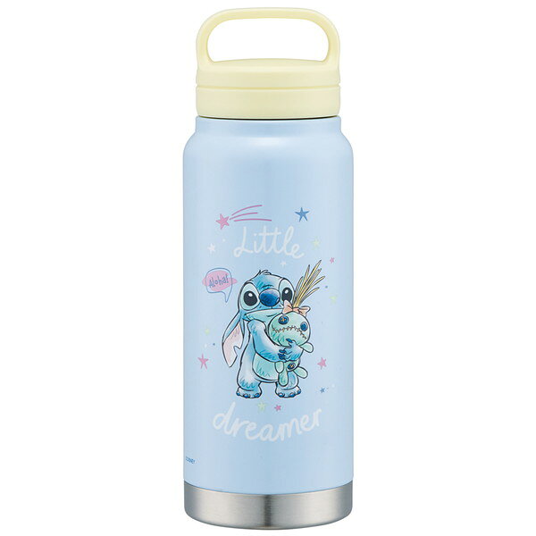 STSC5 リロ&スティッチ ハグ スケーター 保温 保冷 ステンレス マグボトル 500ml スクリューハンドル付 ディズニー
