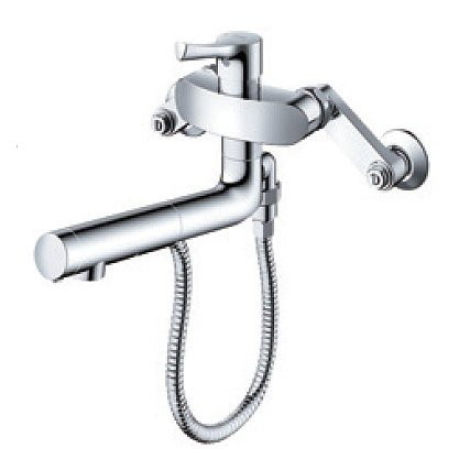 TOTO TKS05314J GGシリーズ [ キッチン水栓金具/壁付シングル混合水栓（エコシングル、ハンドシャワー、共用） ]