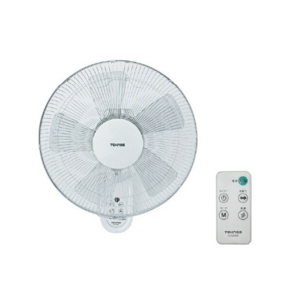 KI-W489R TEKNOS ホワイト [壁掛けフルリモコン扇風機 40cm]