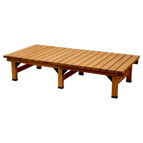 Other - DE-18090LB デッキ縁台 180X90cm ライトブラウン 住まいスタイル メーカー直送