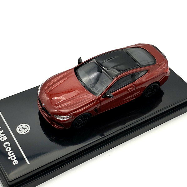 BMW M8 クーペ レッド LHD 1/64 パラゴン ミニカー