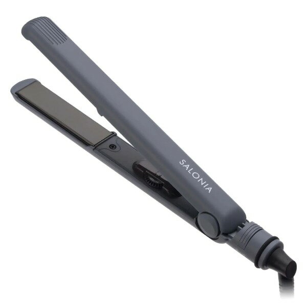 ヘアアイロン ストレート SALONIA サロニア SL-004S-GR グレー 24mm スタイリング ...