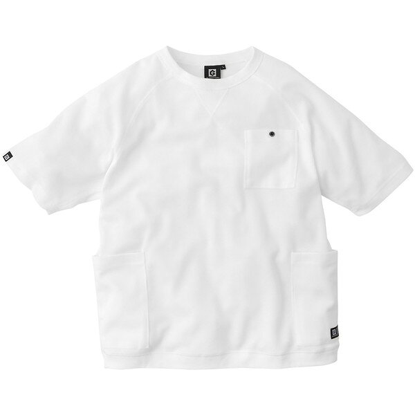 商品説明★ SS〜5Lまで幅広いサイズ展開★ SS・Sはユニセックスサイズ★ シワになりにくく肌離れのよいワッフル生地★ 収納性抜群の5ポケット★ 首元Vガゼット★ ボタン付き胸ポケット★ 前後にある脇ポケット★ 長めの袖丈★ ラグラン袖★ 裾フライス仕様★ GLADIATORロゴネーム(右袖・左裾)スペック* 素材:ライトワッフル* 混率:ポリエステル55%・綿45%* サイズ…・胸囲:102cm・裄丈:43cm・着丈:54cm