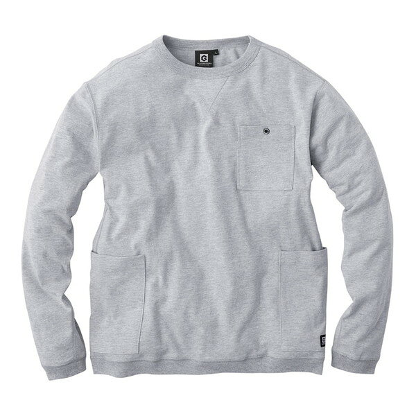 G-958 モクグレー SS コーコス [5ポケット 長袖Tシャツ]