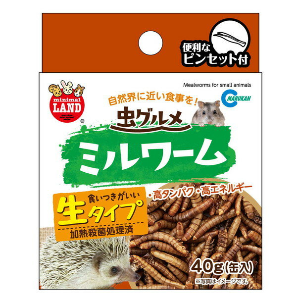 マルカン 虫グルメ ミルワーム 40g