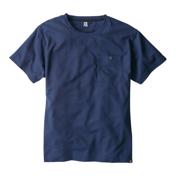 G-737 ネイビー S コーコス ニオイクリア [消臭半袖Tシャツ]