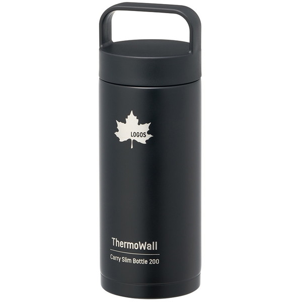 ThermoWall 真空断熱 キャリーボトル 200 アッシュブルー No.81286103 LOGOS