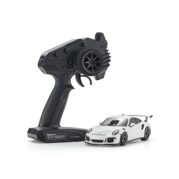 商品説明★ 911シリーズのなかでも別格のレンシュポルト(RS)の名を冠した最強のロードゴーイングモデル。★ 大型リヤウイングをはじめ、RS専用エアロパーツを装備したエアロダイナミクスフォルムを実感豊かに再現。スペック* 全長：168.0mm* 全幅：72.0mm* 全高：48.0mm* シャシータイプ：MR-04N-RM* ホイールベース：90.0mm(M)* トレッド：F：59.5mm R：59.0mm* フロントホイールオフセット：ナロー +1.5mm* リアホイールオフセット：ワイド ±0.0mm* 全備重量：169g* 使用プロポ：Syncro KT-531P