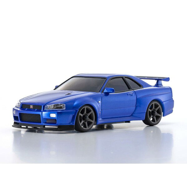 ASC MA020日産 スカイライン GT-R(R34)VスペックIIブルー 京商