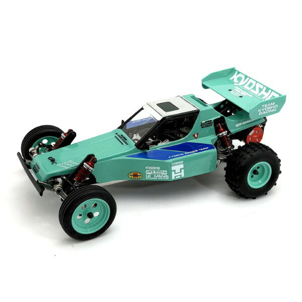 商品説明★ 2015年に復刻した「トマホーク」に、限定モデルが登場。★ 1985年にアメリカで開催された「第1回 1/10電動オフロードカー世界選手権」に参戦した京商ワークスカーを忠実に再現しました。★ 数々の特別装備を標準採用した、ファン納得のレプリカモデルです。スペック* 全長：380mm* 全幅：236mm* 全高：152mm* ホイールベース：263mm* トレッド(F/R)：198mm / 195mm* タイヤ(F/R)：Φ75×20mm / Φ85×41mm* ギヤレシオ：H仕様 6.9：1、L仕様 8.3：1* 全備重量：約1500g (GAB4202搭載時)* モーター：540クラス (別売)