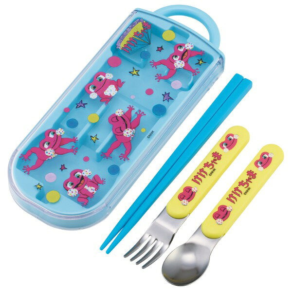 TACC2 けけちゃま スケーター 弁当用箸 子供用 トリオセット 箸 スプーン フォーク 16.5cm 男の子 女の子