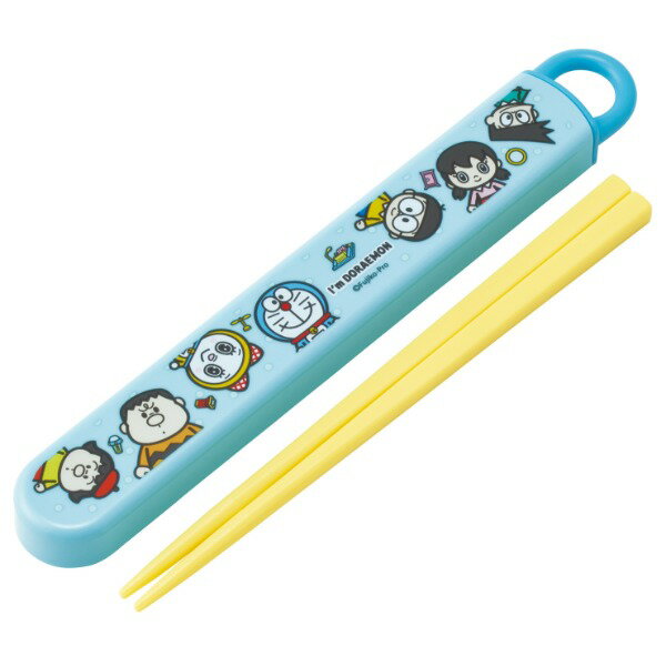ABS2AM サンリオ I'm Doraemon ドラえもん POP スケーター 箸 箸箱 セット 子供用 お弁当 16.5cm 日本製 食洗機対応 スライド式 男の子 女の子
