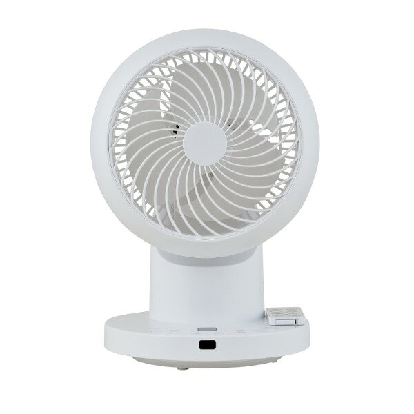 おおたけ サーキュレーター UF-DC156AFR-W ホワイト DCモーター搭載 リモコン付 360度首振り 分解可能 シンプル 暑さ対策 寒さ対策 冷房 暖房