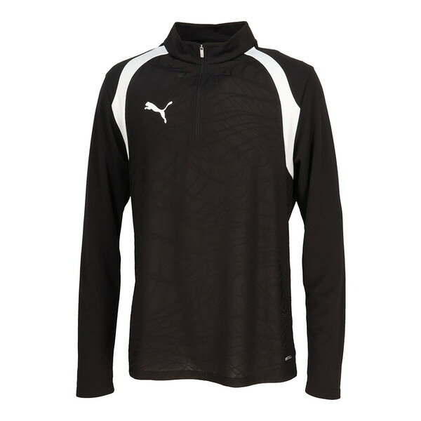 プーマ サッカーウエア 660973 03 TEAMFINAL TR 1/4 ジップトップ PUMA Black XLサイズ PUMA